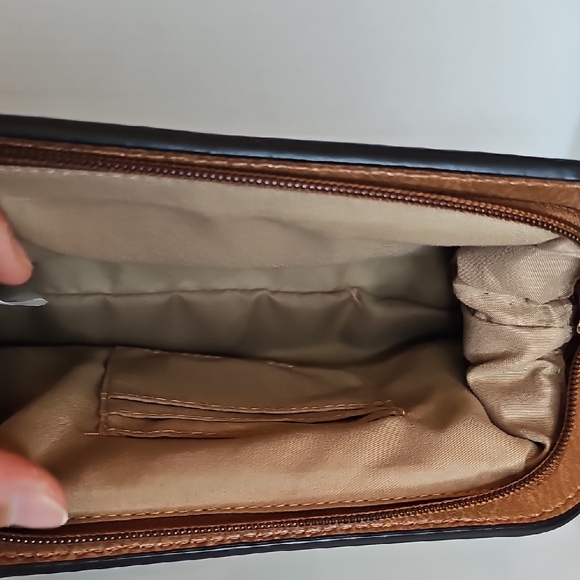 Stylish Cream and Brown Women's Bag - Picture 9 of 9